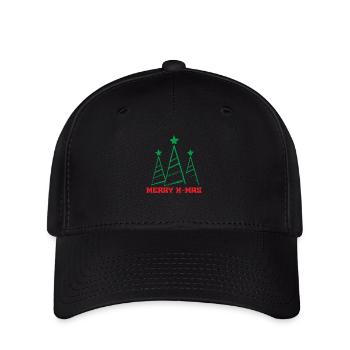 Weihnachten xmas - Flexfit Cap - Schwarz - Vorne