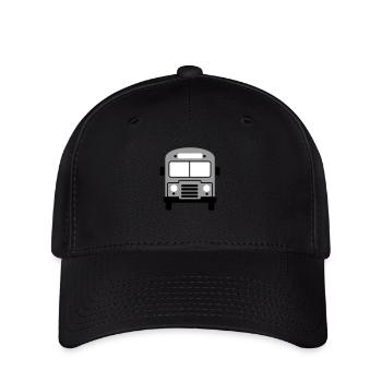 Bus - Casquette Flexfit - noir - Devant