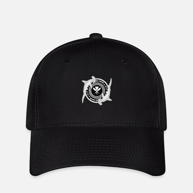 Requin-marteau Kanaka Maoli - Casquette Flexfit - noir