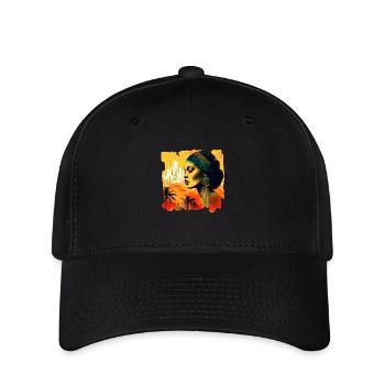 Rio de Janeiro, la célèbre métropole du Brésil - Casquette Flexfit - noir - Devant