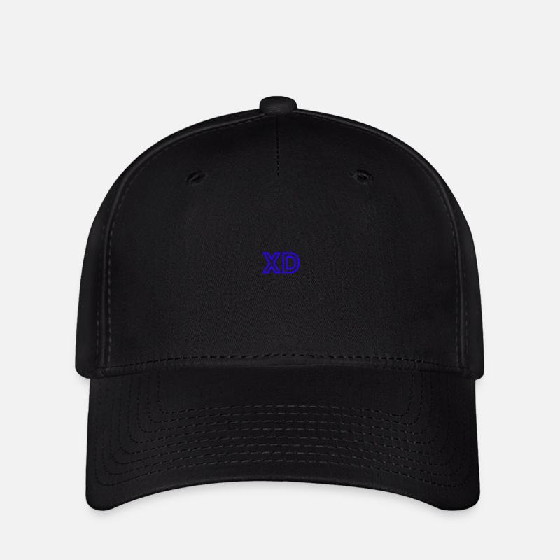 XD-Logo - Flexfit Cap - Schwarz