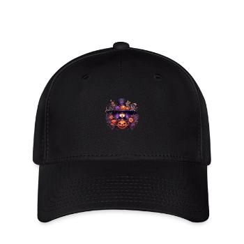 Chemise personnalisée, sweats à capuche, tasses, casquettes, sacs, gobelets - Casquette Flexfit - noir - Devant