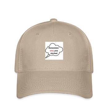 Remember why you started - Flexfit Cap - khaki - Front