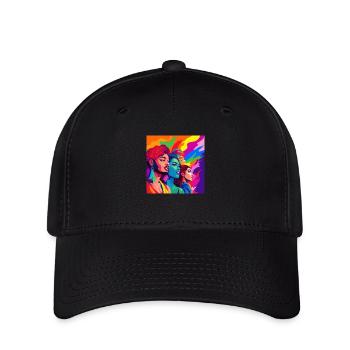 Queer People - Flexfit Cap - Schwarz - Vorne