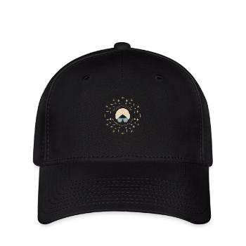 Glitzer und Glanz - Flexfit Cap - Schwarz - Vorne