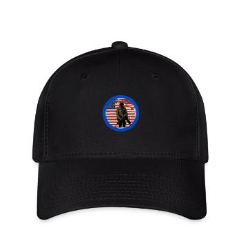 Vétéran, ancien combattant, armistice, militaire. - Casquette Flexfit - noir - Devant
