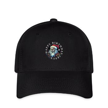 Ugly Christmas Happy Birthday Jesus Weihnachten - Flexfit Cap - black - Front