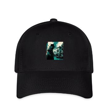 Venise - Casquette Flexfit - noir - Devant