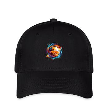 Conception de basket-ball pour les fans de sport Basketteurs - Casquette Flexfit - noir - Devant