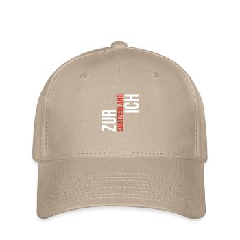 Zurich Switzerland Zürich Schweiz - Flexfit Cap - Khaki - Vorne
