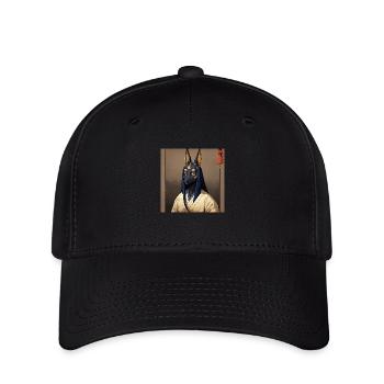 Anubis nach asiatischer Art - Flexfit Cap - Schwarz - Vorne