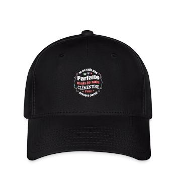CLÉMENTINE PARFAITE - PRENOM CLÉMENTINE - Casquette Flexfit - noir - Devant
