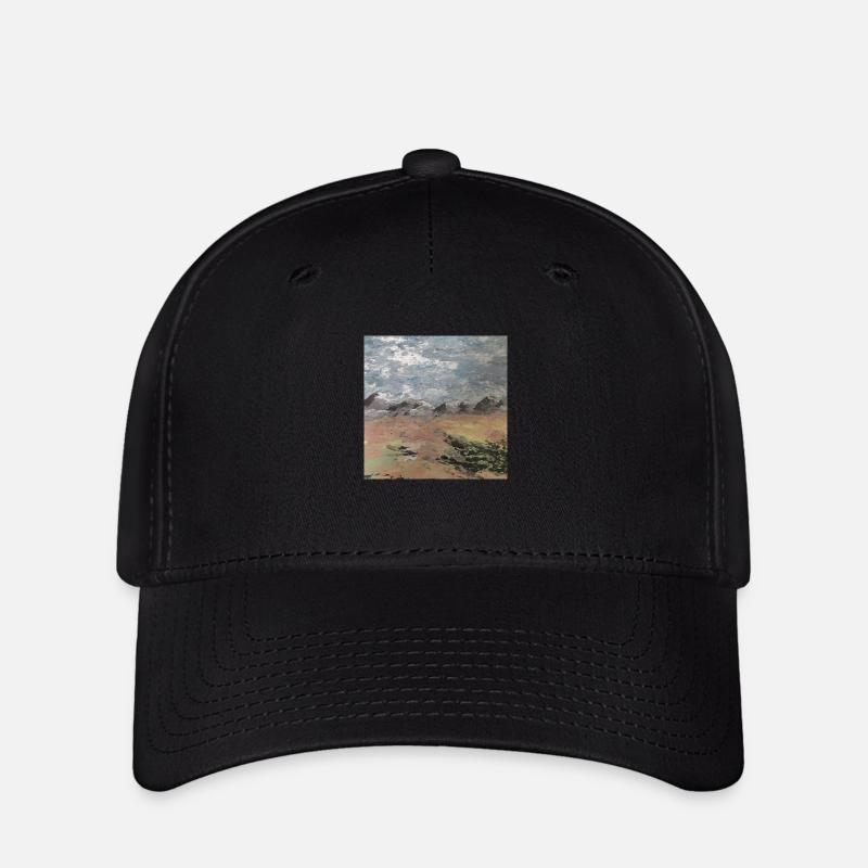 Landschaft mit Bergen - Flexfit Cap - Schwarz