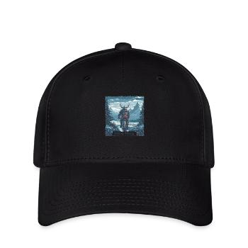 Biking Biking Vers 2 - Flexfit Cap - Schwarz - Vorne