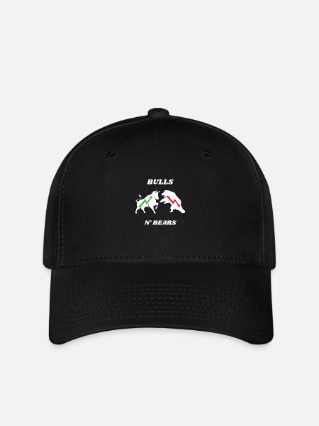 BULLS BEARS - Flexfit Cap - Schwarz