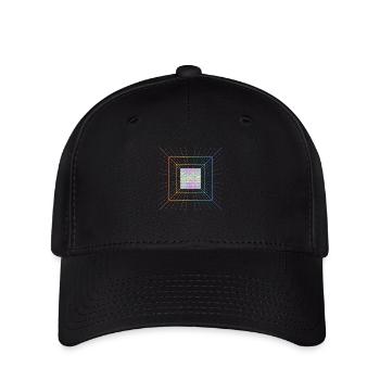 90er Design - Flexfit Cap - Schwarz - Vorne