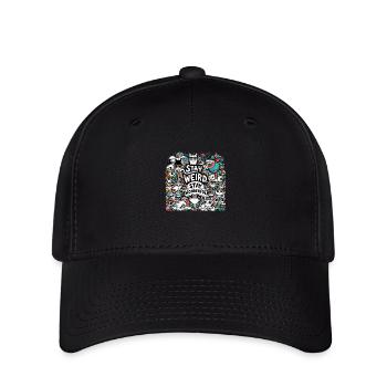 Restez merveilleux - Casquette Flexfit - noir - Devant