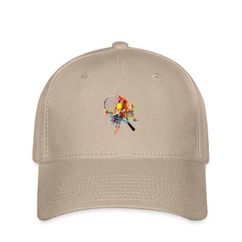Le tennis est un sport populaire - Casquette Flexfit - kaki - Devant