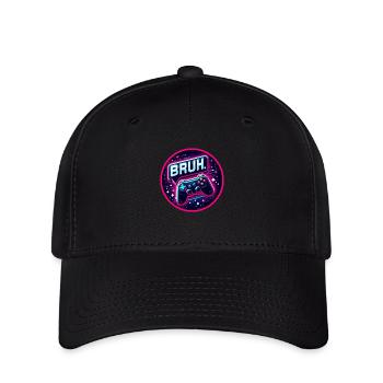 Bruh - Logo du joueur - Casquette Flexfit - noir - Devant