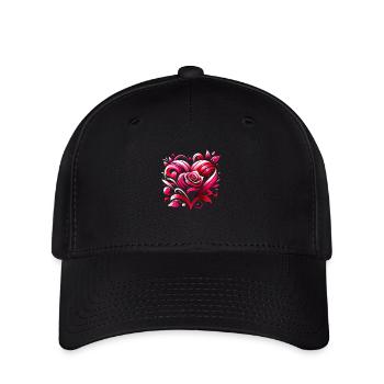 Éternel épanouissement d’amour - Casquette Flexfit - noir - Devant