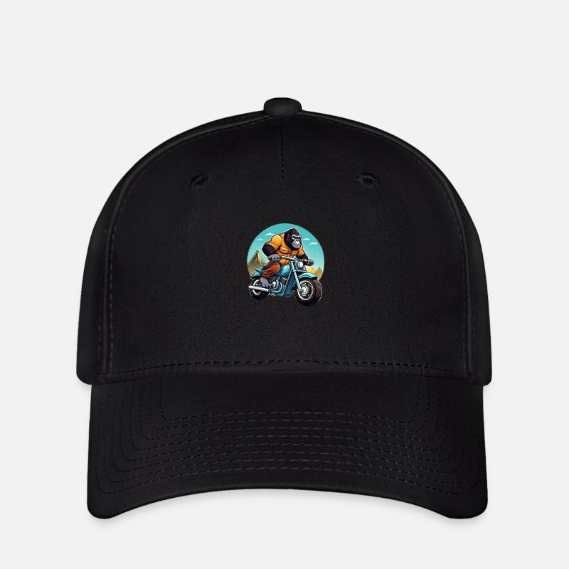 Gorilla Biker - Flexfit Cap - black
