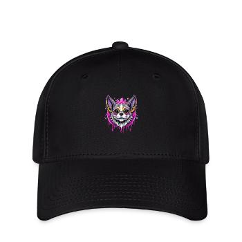 Chihuahua Purple - Flexfit Cap - black - Front
