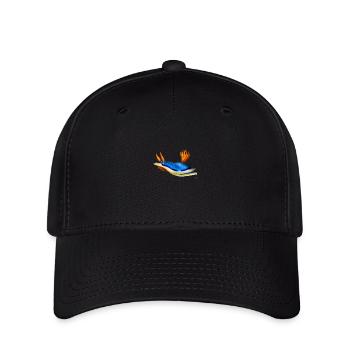 Chromodoris Annae - Flexfit Cap - Schwarz - Vorne