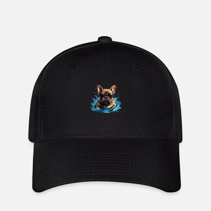 Dog Swimming Champion - Flexfit Cap - black