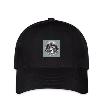 Captaingirl - Flexfit Cap - Schwarz - Vorne