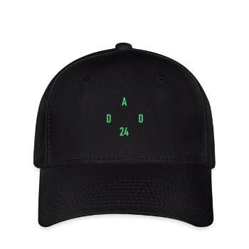 papa 24 - Casquette Flexfit - noir - Devant