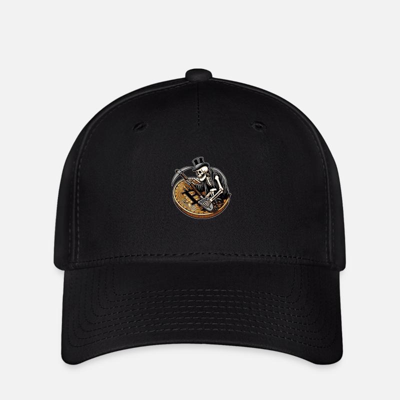 The old man and the currency - Flexfit Cap - black