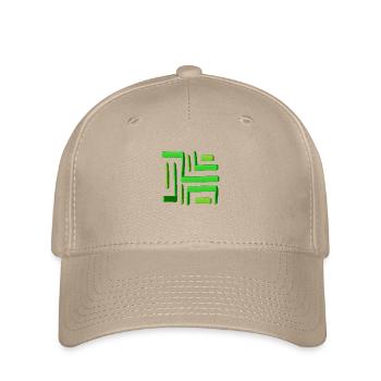 Grünes Farblabyrinth - Flexfit Cap - Khaki - Vorne