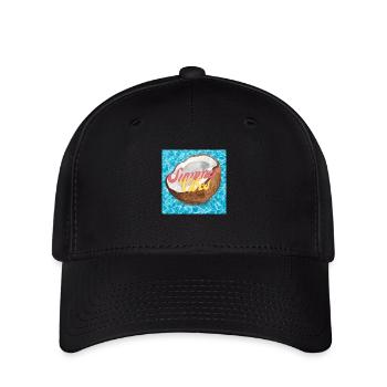 Ambiance estivale - Casquette Flexfit - noir - Devant