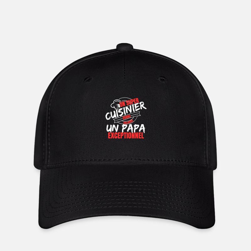 COOK DAD - Flexfit Cap - black