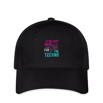 Techno Electro Dancing Jumpstyle - Casquette Flexfit - noir - Devant