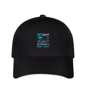 Etudiant Professeur d’informatique à l’université - Casquette Flexfit - noir - Devant