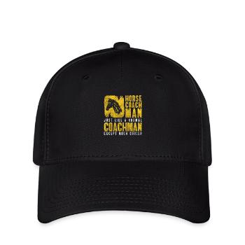 Balade en calèche Cavalier invité - Casquette Flexfit - noir - Devant