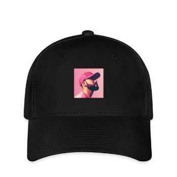 Pink - Flexfit Cap - black - Front