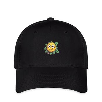 Citron, agrumes, fruits - Casquette Flexfit - noir - Devant