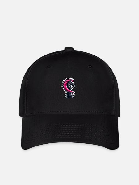 Chess Piece Knight Horse Chess - Flexfit Cap - black
