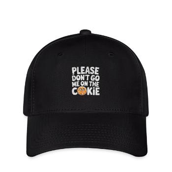 S’il vous plaît, ne m’allez pas sur le cookie - Casquette Flexfit - noir - Devant