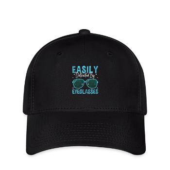 Visual Aid, Ophthalmologist, Optometry - Flexfit Cap - black - Front