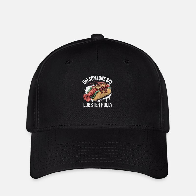 La nourriture rencontre le style - Casquette Flexfit - noir