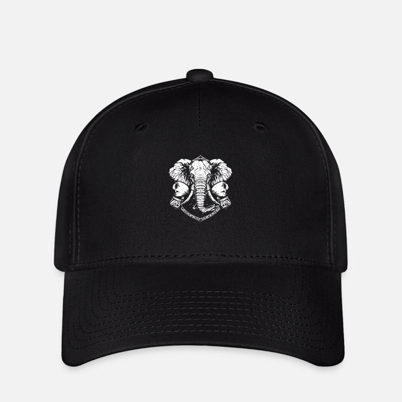 Elephant Boxer Martial Arts MMA - Flexfit Cap - black