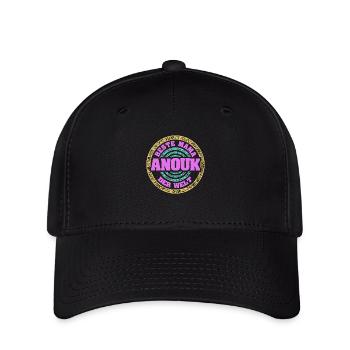 Mutter Anouk - Flexfit Cap - Schwarz - Vorne