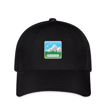 Grintovec - Flexfit Cap - Schwarz - Vorne