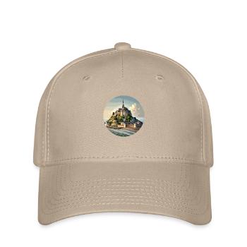 Mont Saint Michel, Normandie - Flexfit Cap - Khaki - Vorne