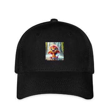 Giraffe Waterfall - Flexfit Cap - black - Front