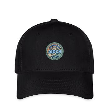 Geschenk für Aiden - Flexfit Cap - Schwarz - Vorne