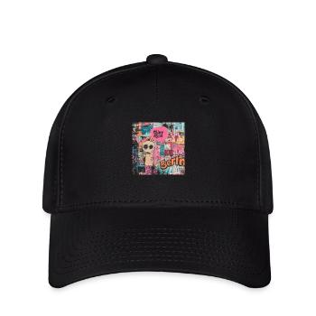 Shiny Berlin Street - Flexfit Cap - Schwarz - Vorne